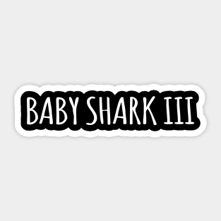 SIBLING MATCHING SHARK FAMILY Sticker